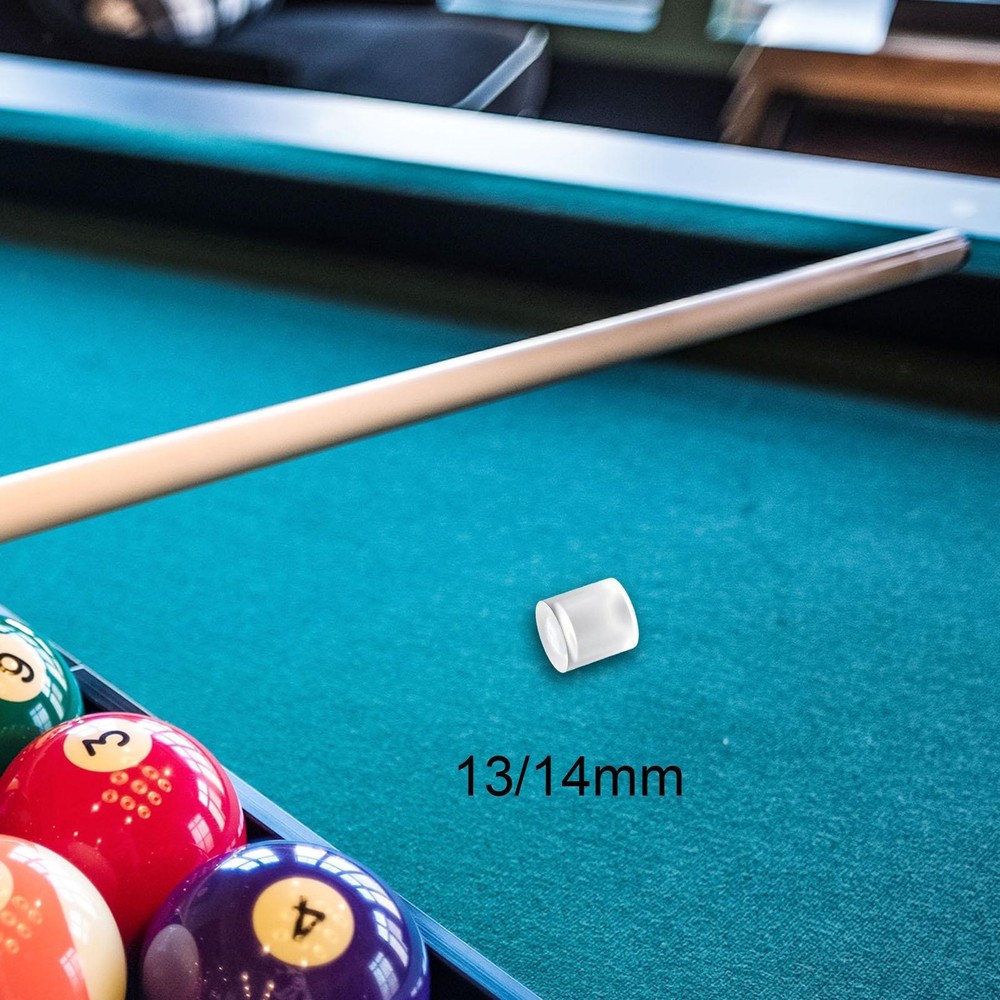 Billiard Cue Ferrule Snooker Pool Tip for Nine Ball Large Tip Sticks Component