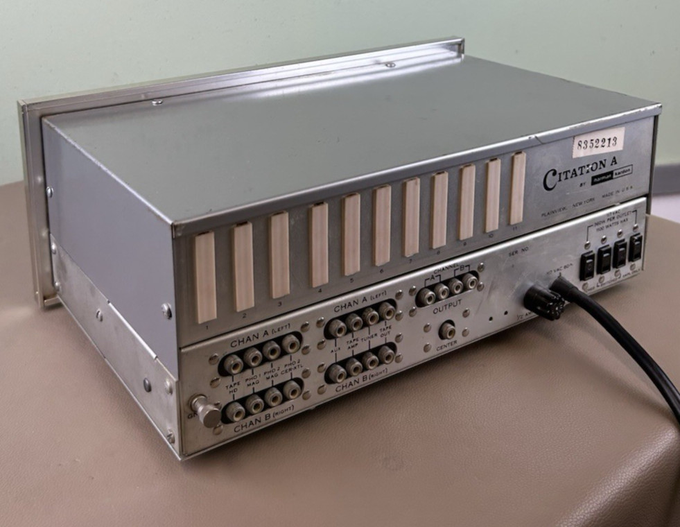 HARMAN KARDON CITATION A STEREO PREAMPLIFIER