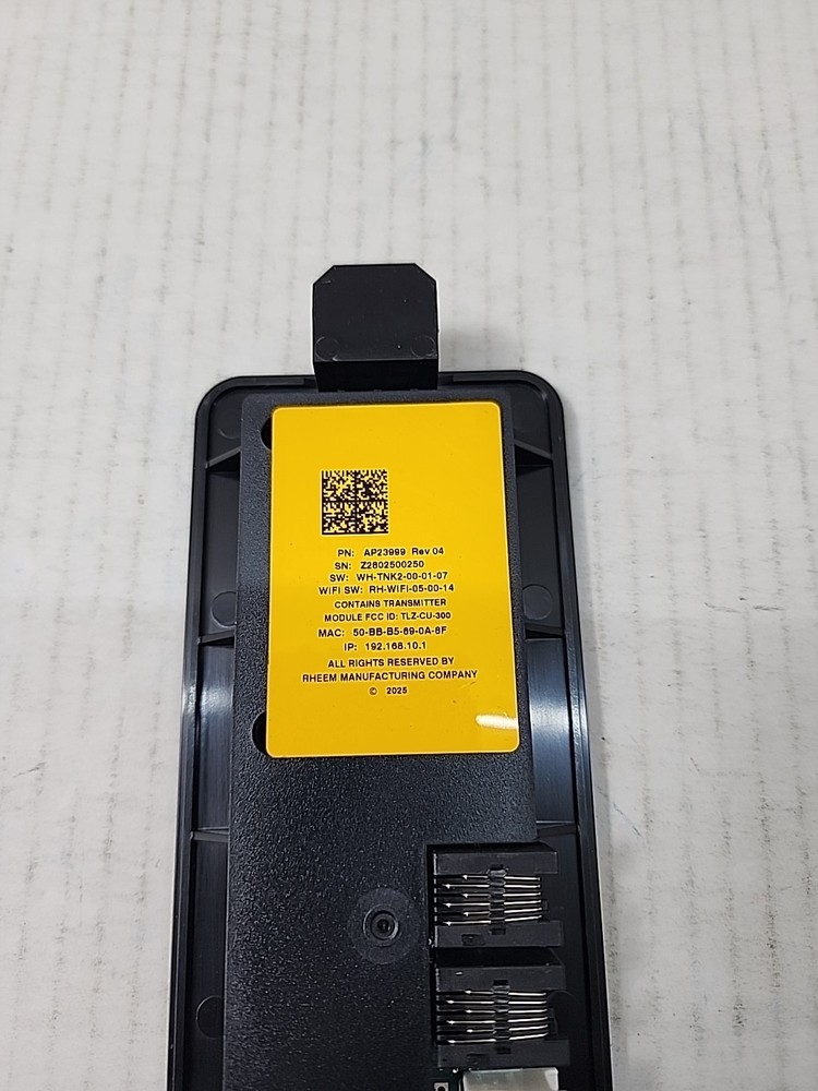 Rheem Tankless Water Heater SMART Wi-Fi Control Assembly Module P/N AP23999
