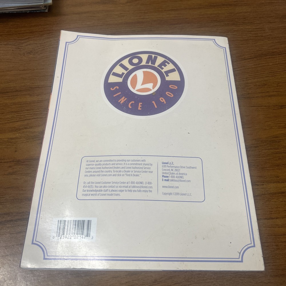 2019 Lionel Trains Catalog