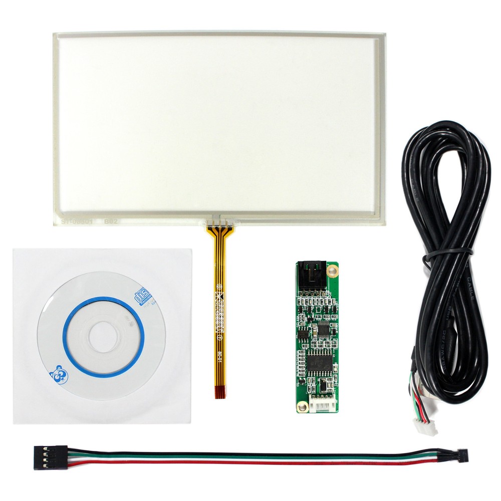 6.5" Resistive Touch Screen For 6.5inch 800x480 LCD Panel USB Controller