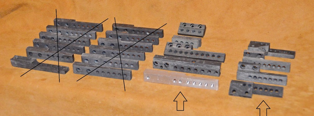 Central Target Sight Bases for Flat-sid Receiver Rifles, Steel, Parkerized, NEW.
