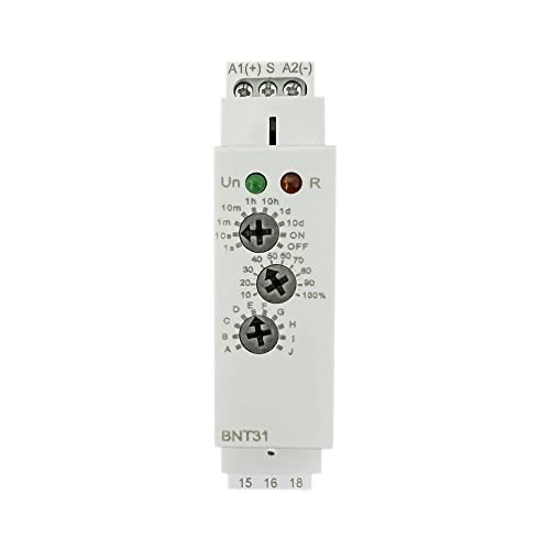 BNT31 Multifunction Timer Relay with 10 Functions Din Rail Mount Delay Relay