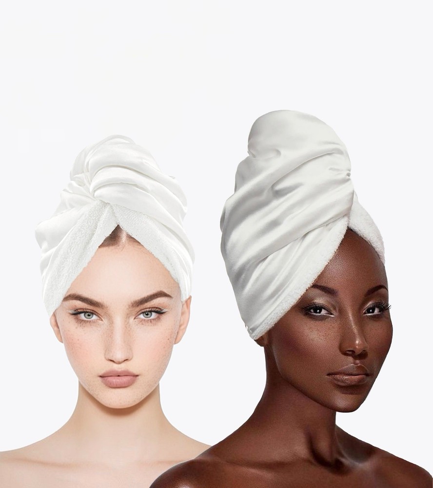 100% SILK TURBAN TOWEL
