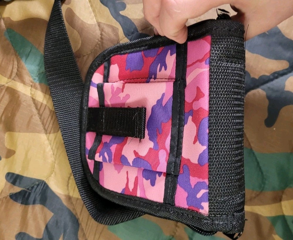 CE Case Pink Camo Zip Case With Nylon Belt