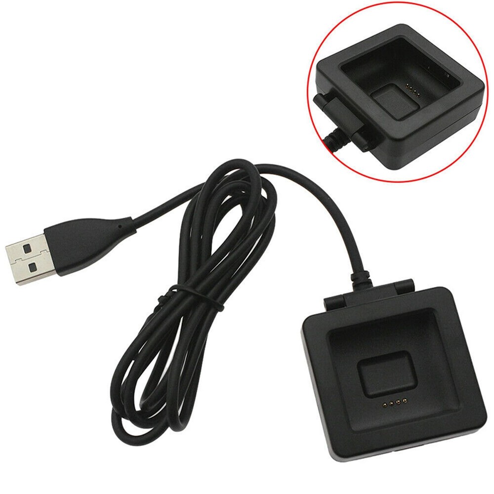 USB Charger Charging Cradle Dock Cable Replacement for Fitbit Blaze Smart Watch