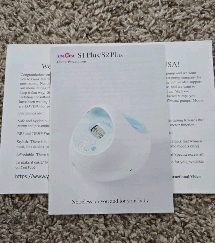 Spectra S2 Plus Electric Breast Pump with Additional Flanges