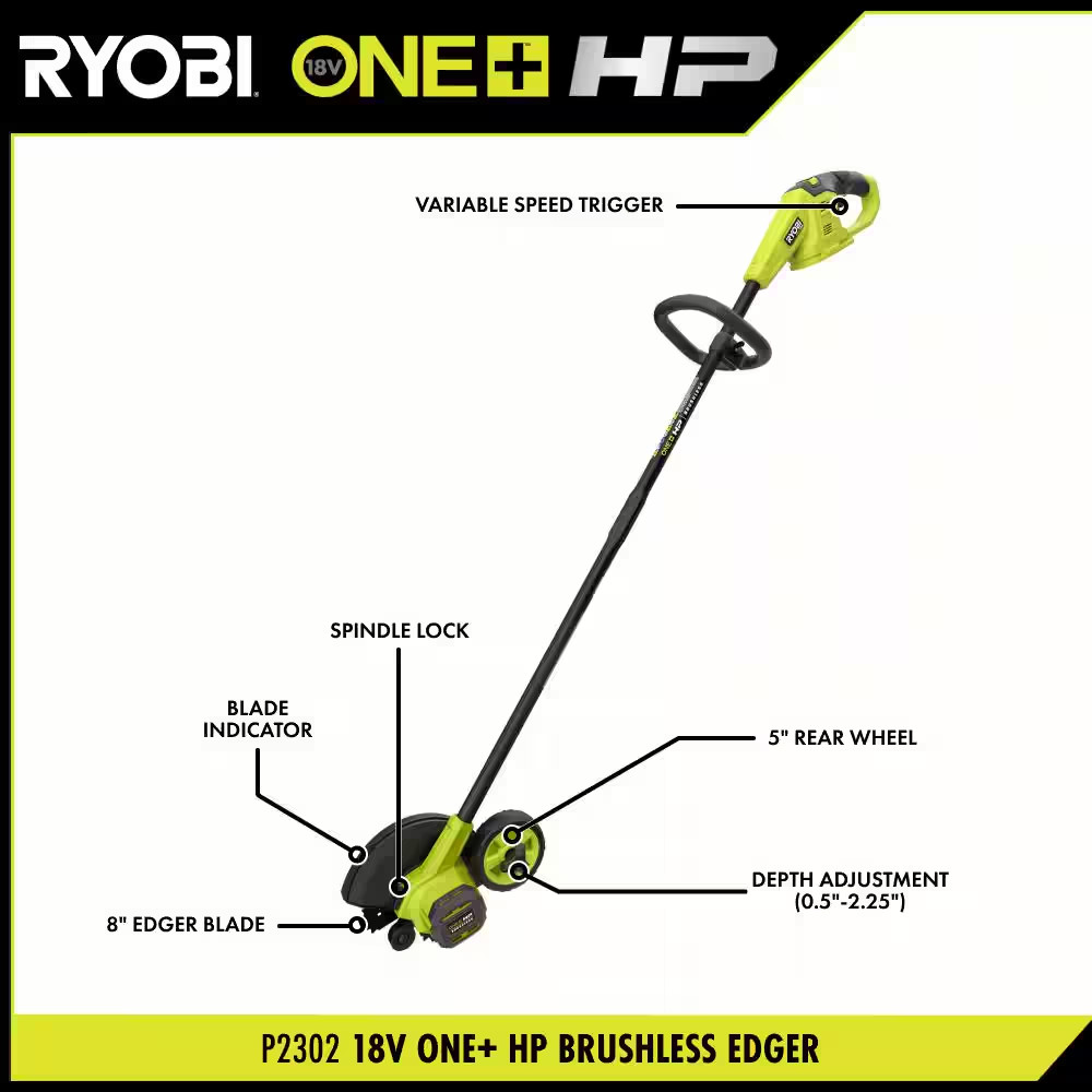 ONE+ HP 18V Brushless Edger (Tool Only)