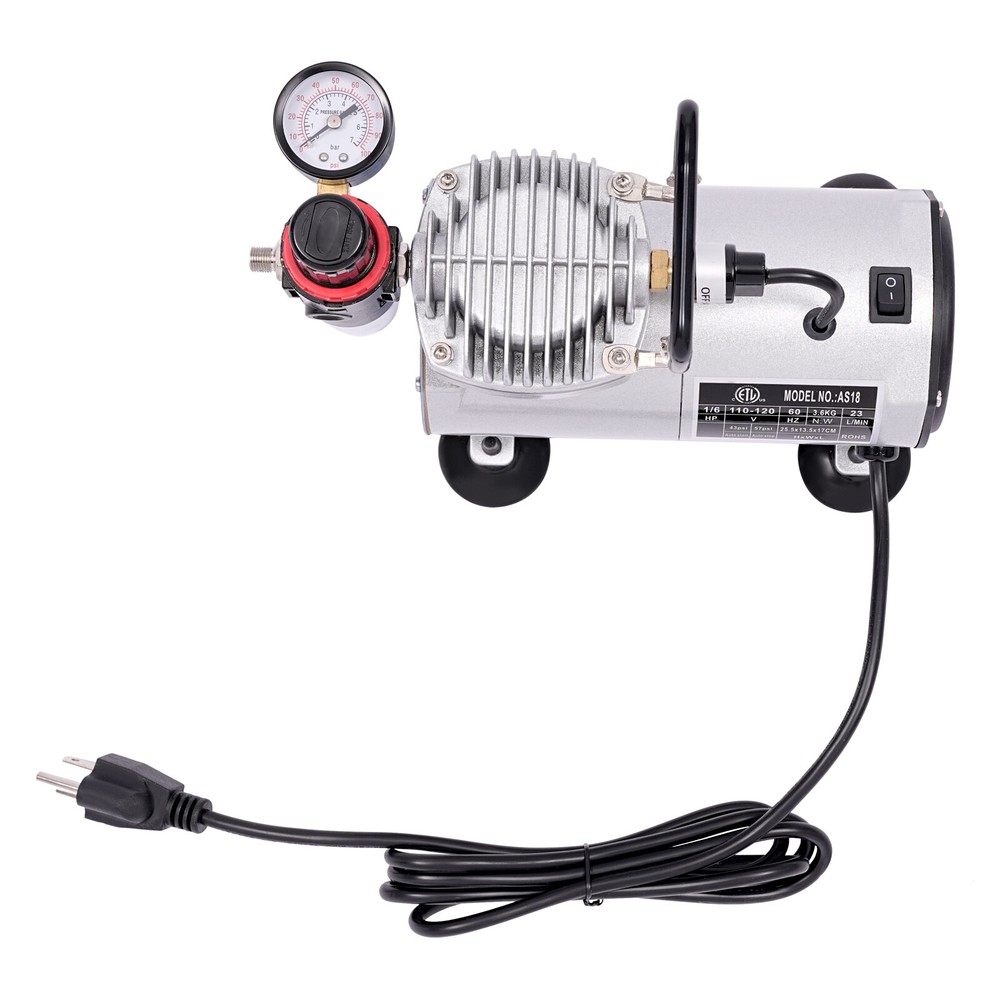 Model Spray Paint Booth Airbrushing Combo Set w/ 1/6HP Portable Compressor Kit