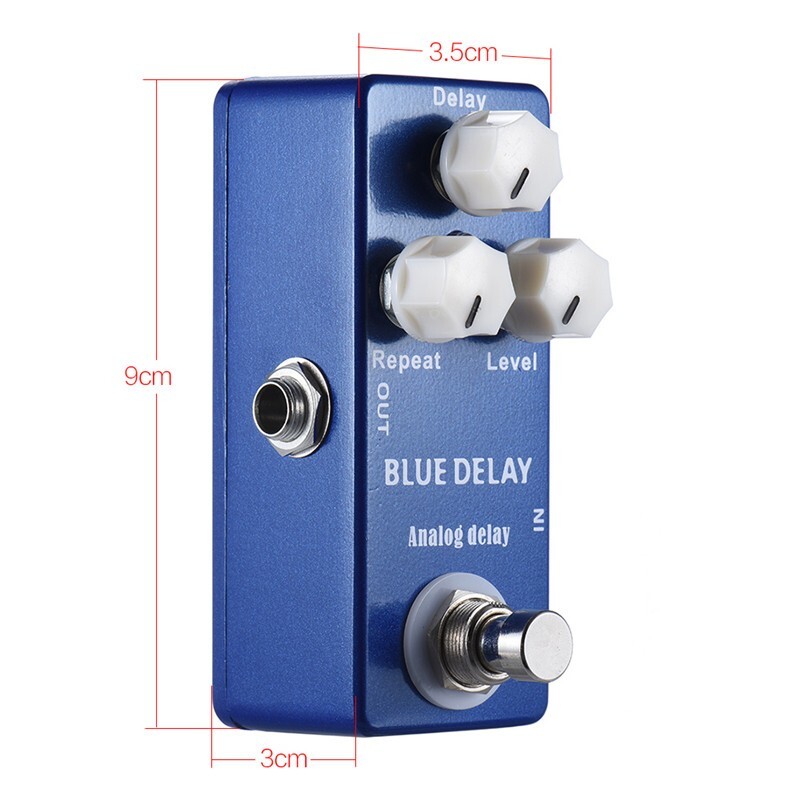 Analog Delay Mosky Guitar Effects Pedal Based on MAD Professor Deep Blue Delay