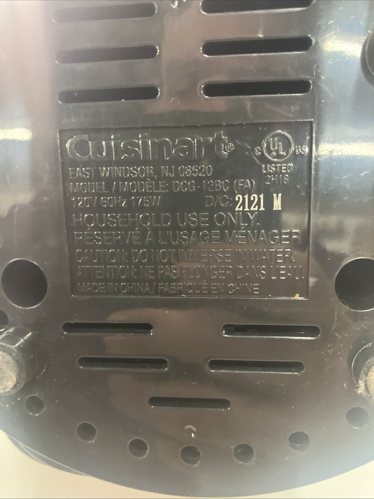 Cuisinart Grind Central Coffee Grinder 18 Cup Capacity Dcg-12bc