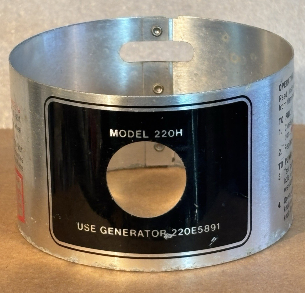 Coleman Lantern 220H Frame Rest Base  Collar  #4