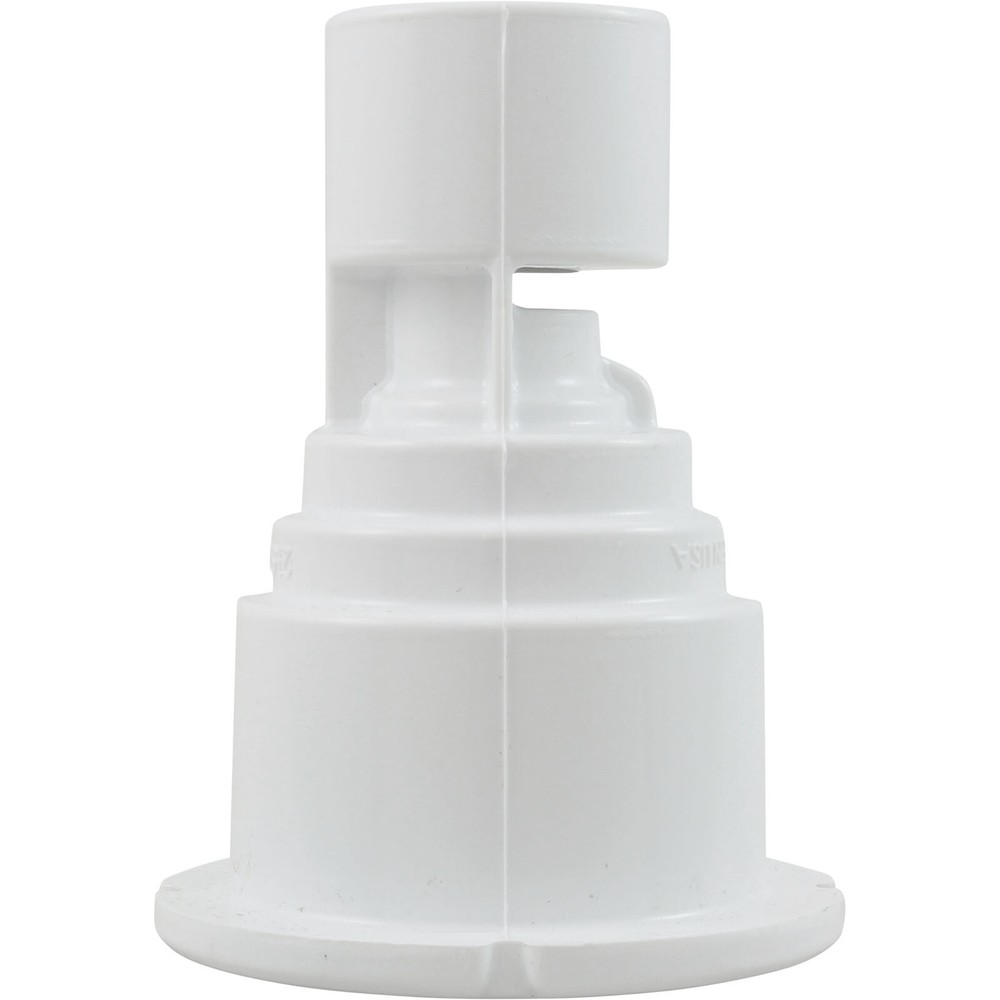 Wall Fitting, WW Poly Storm Gunite, Built-In, Wht, Thread-In