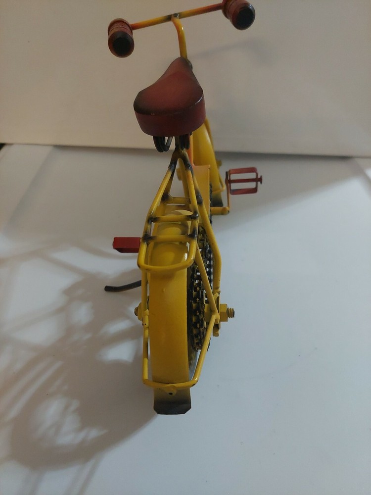 Small Yellow BICYCLE Home Table Decor