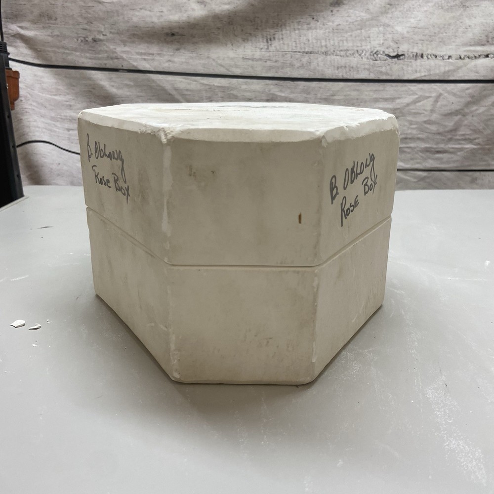 Ceramic Slip Casting Mold B Oblong Rose Box Byron
