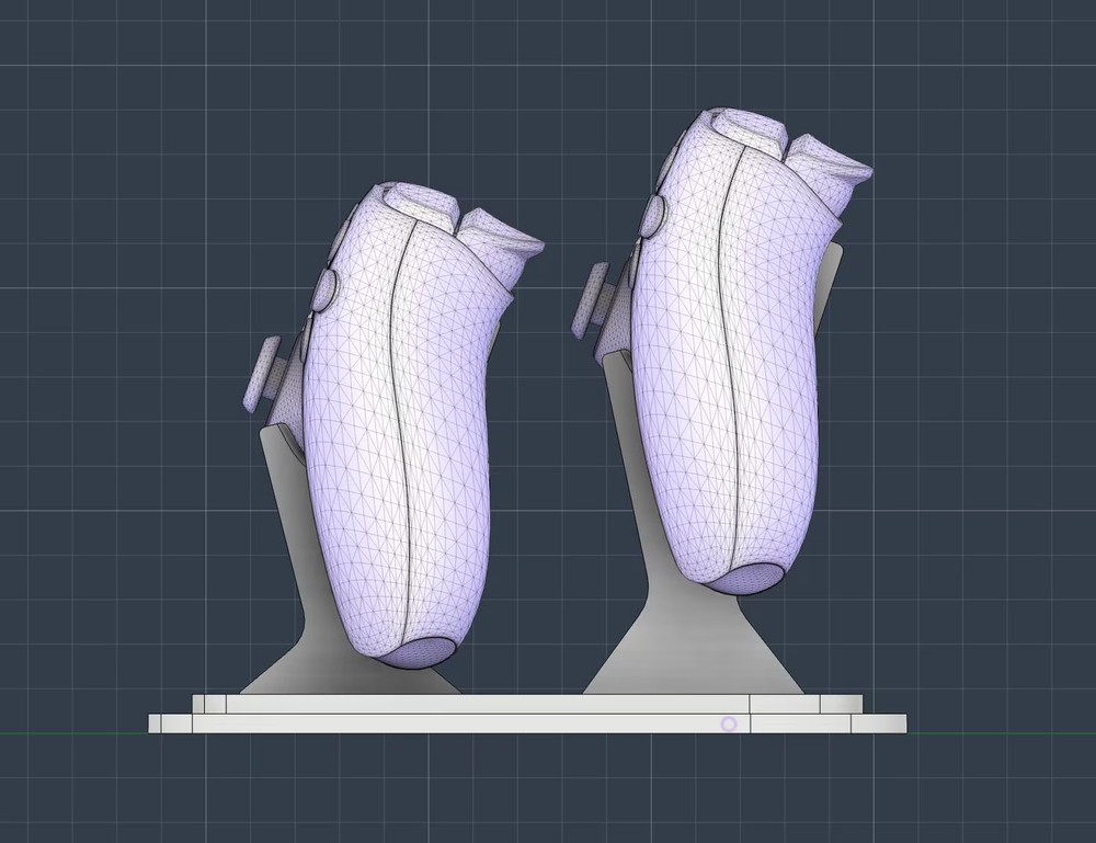 Prism Duo - Dual Controller Display Stand - 3D Printed