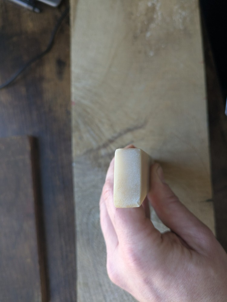 Translucent Hard Arkansas Sharpening Hone Stone W/Vintage box