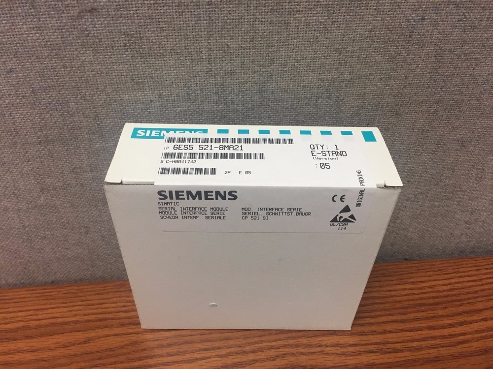 Siemens Simatic S5 Serial Interface Module *SEALED*. 6ES5521-8MA21