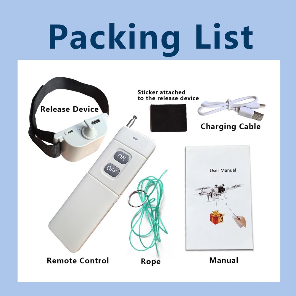 HENWAFX Drone Payload Release, Delivery Airdrop Mini5 Pro