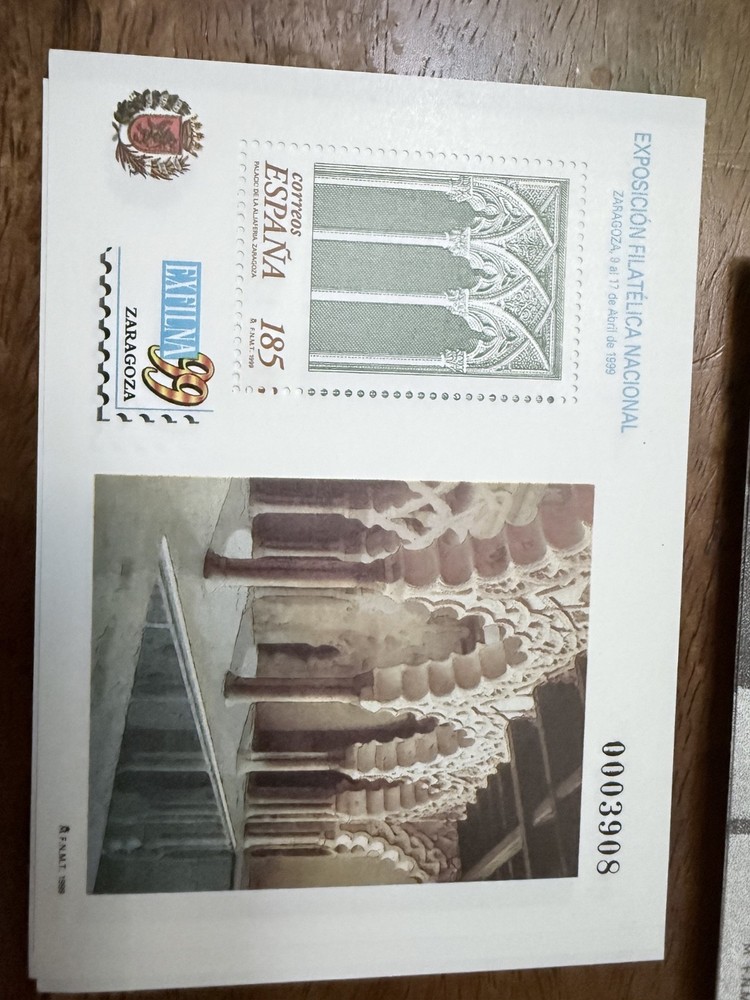 spanish stamps 9 mini sheets various