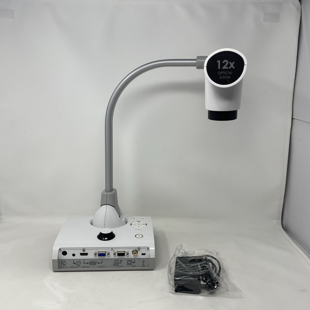 Elmo TT-12 Interactive Document Camera, 12x Zoom - USED Good