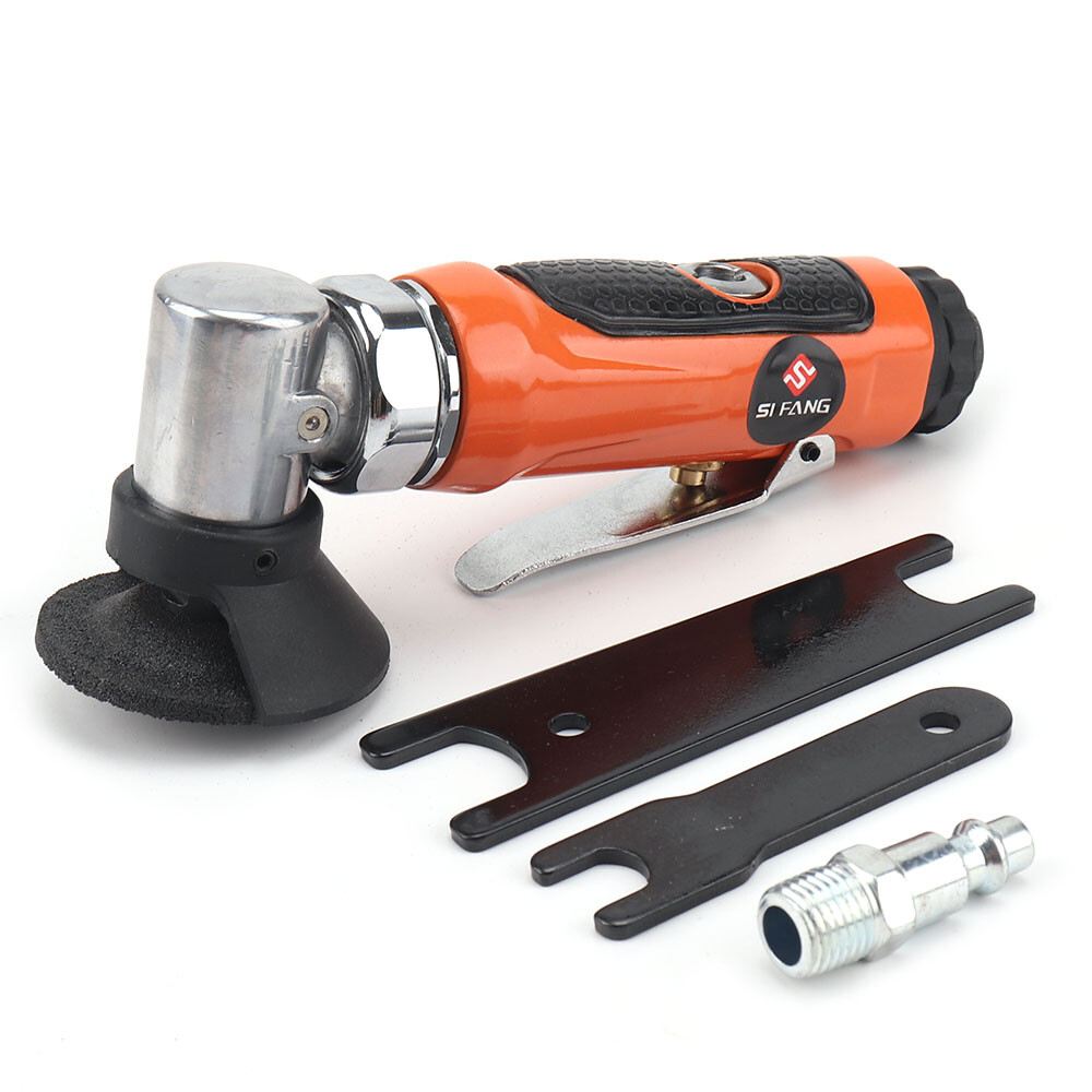 1/4" Mini Air Cut Off Tool Right Angle Grinder Cutter Tools + 2" Grinding Discs