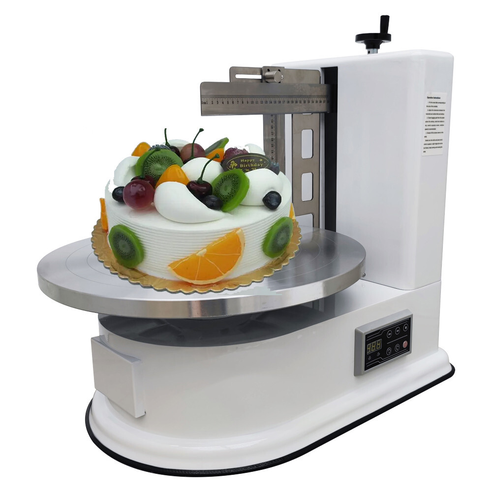 White Automatic Cake Spreading Machine Electric Cake Spreading Machine 110V 60W