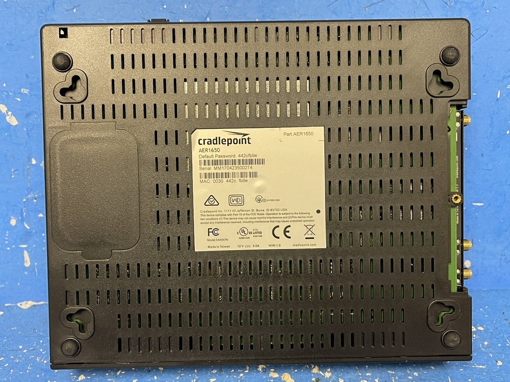 CRADLEPOINT ETHERNET ROUTER AER1650