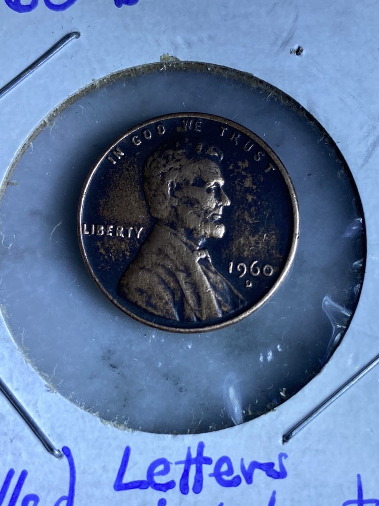 Two Lincoln Pennies 1960-D And 1994 With ERRORS