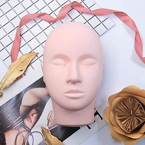 LASHVIEW Lash Mannequin Head, Practice Training Head for Make Up and Lash Extent
