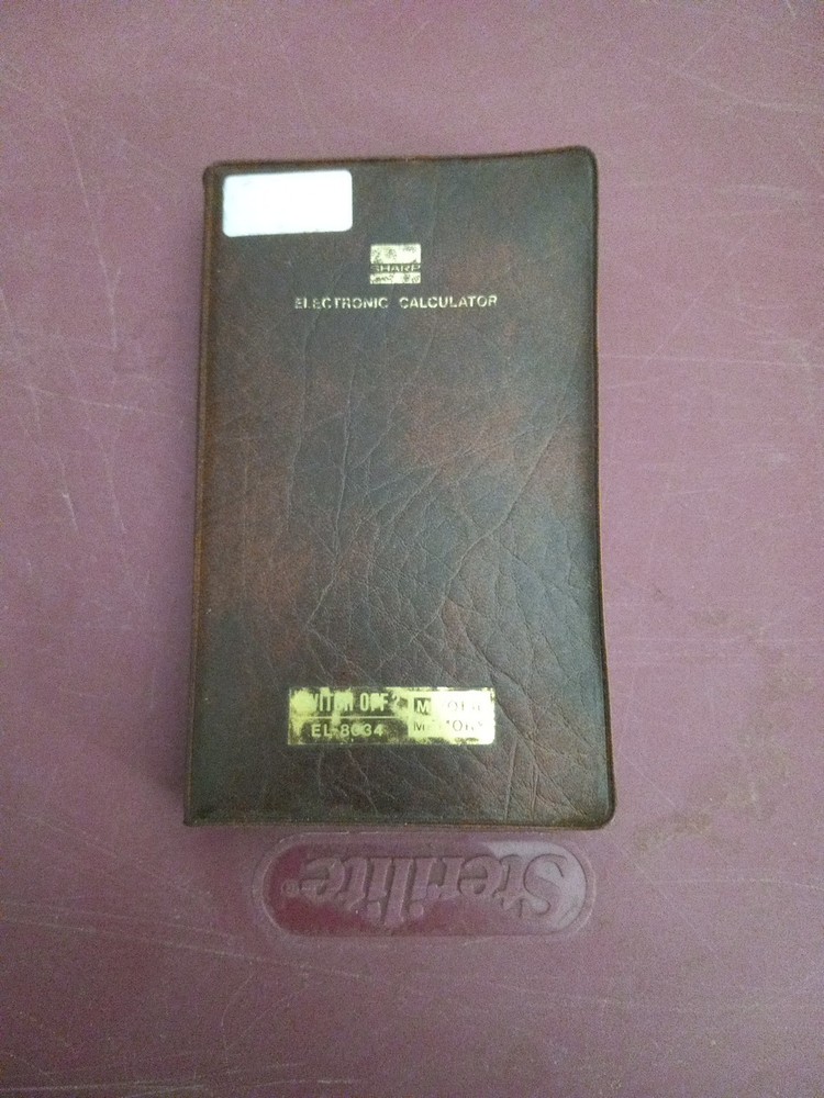 Sharp ELSI Mate EL-8034 Electronic Calculator