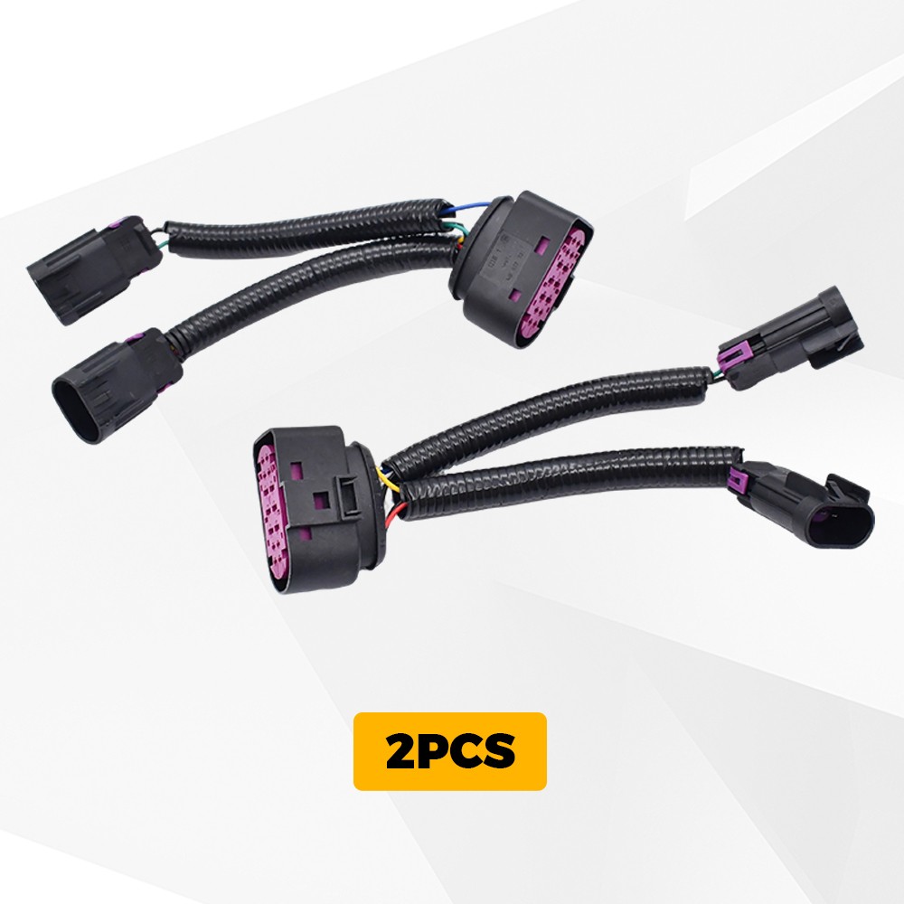 Conversion Quad Housing to Projector Headlight Wire Harnesses For Ram 2009-2018