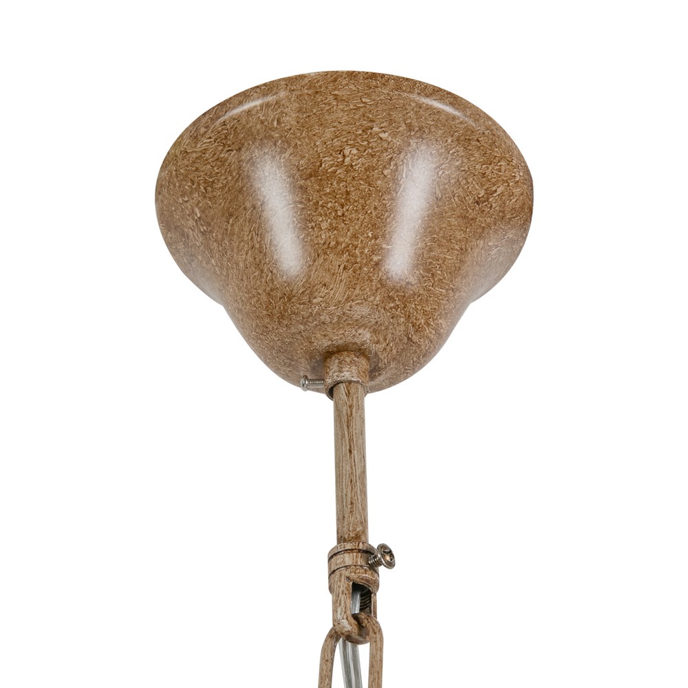 3-Light Chandelier E26 Rustic Lodge Log Cabin Ceiling Light Resin Deer Antler