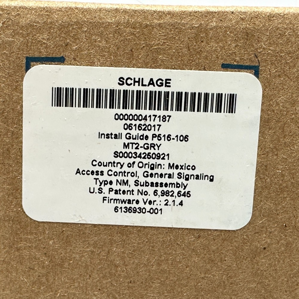 Schlage MG-626 – AD/CO Series Magnetic Stripe Reader Module – 626 Satin