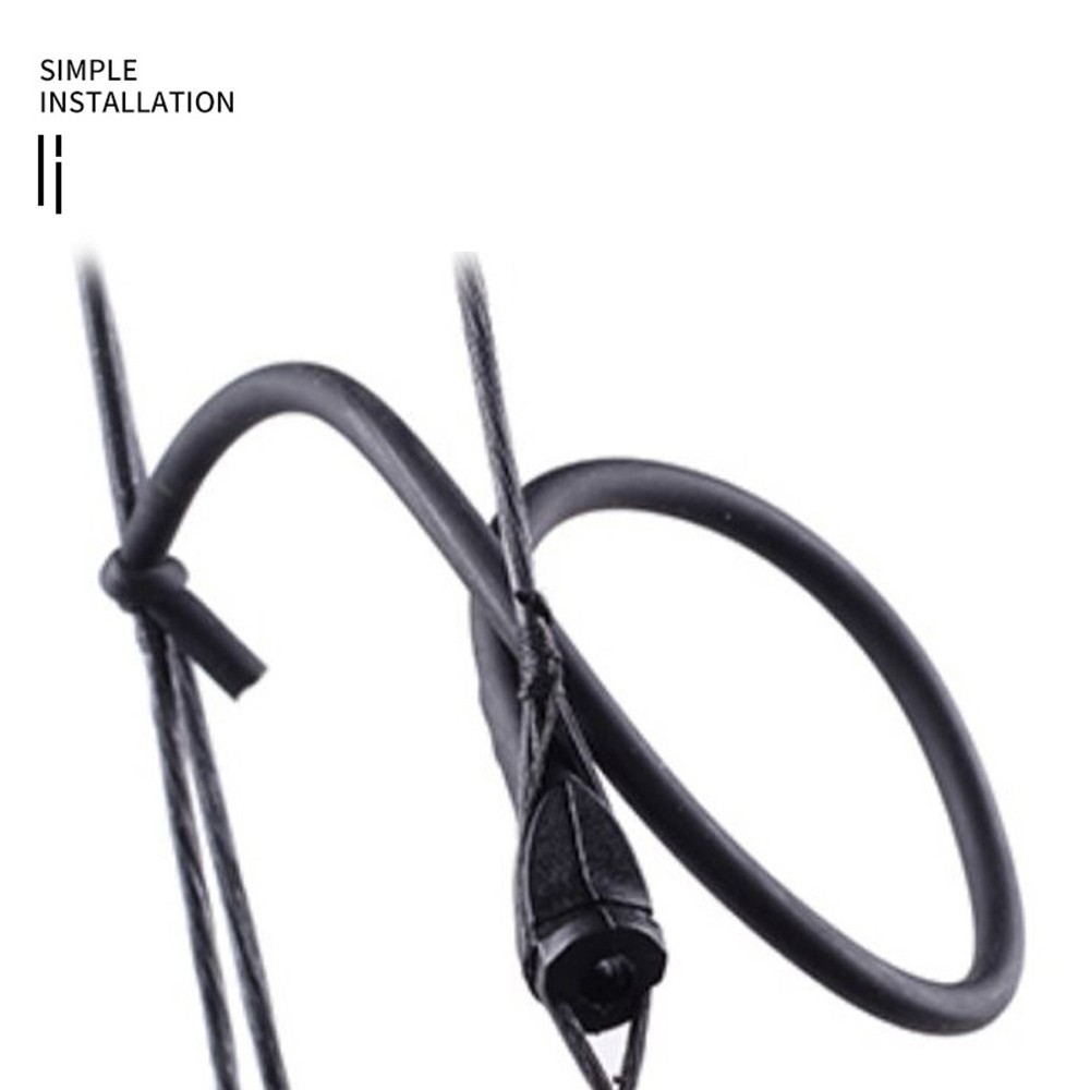 High Strength Rubber Compound Bow Sight Black Color Lightweight Design