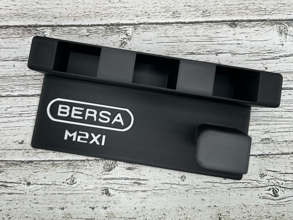 Custom Polymer Display Stand for Bersa M2XI – 3‑Mag Holders