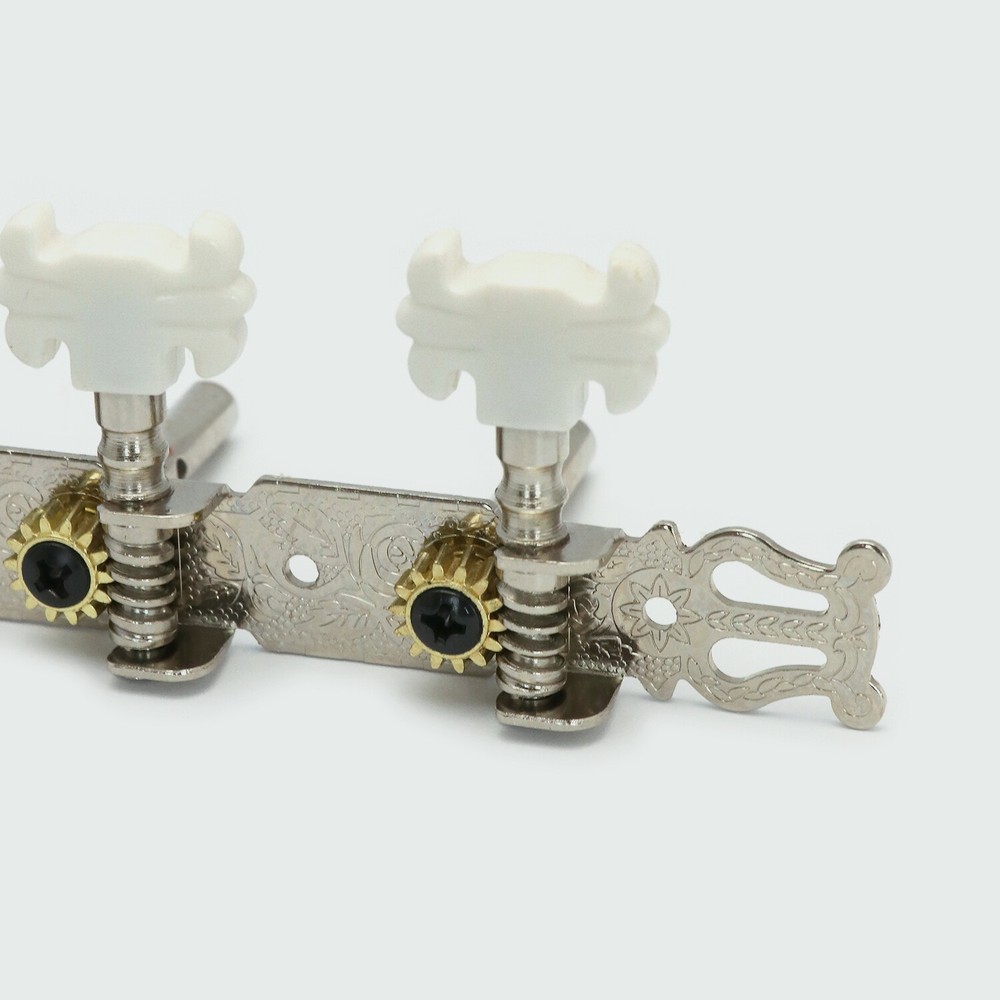 3R3L Classical Guitar String Tuning Peg Keys Machine Head Tuner Pearl White Head