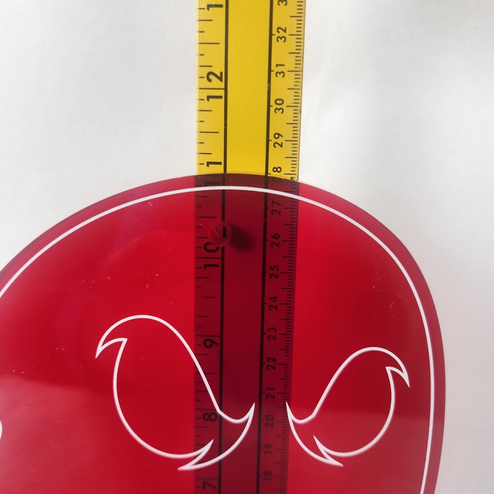 Red Acrylic Ghost Longboard Holder/Rack