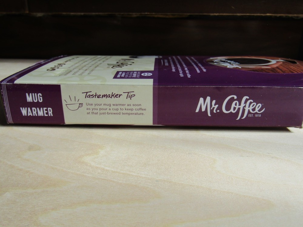 Mr. Coffee Mug Warmer Electric Cup Heating Plate - Black