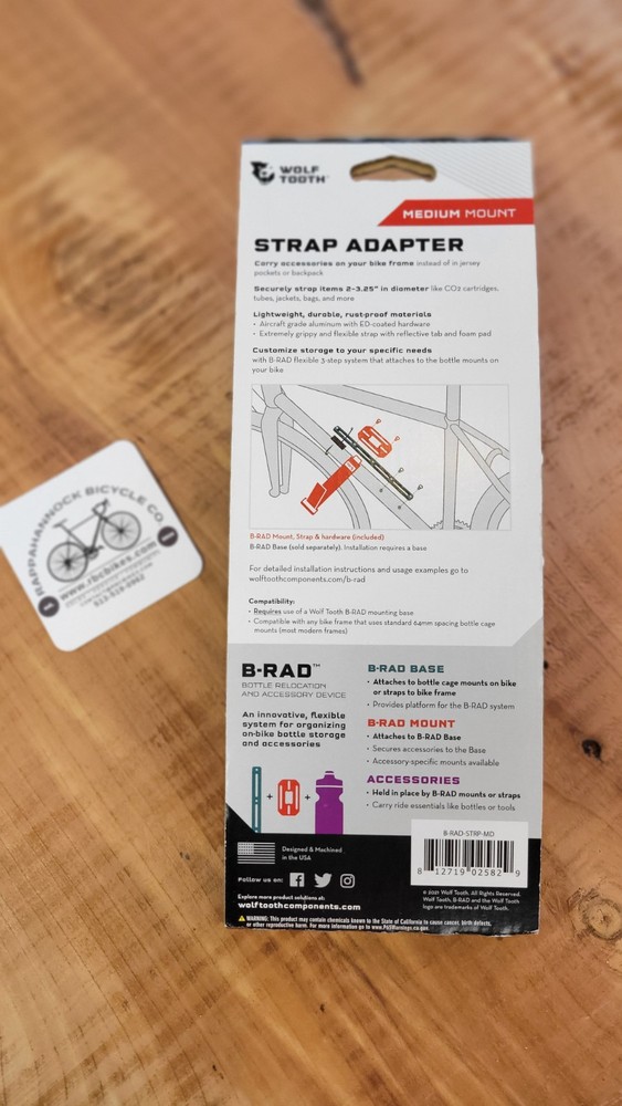 Wolf Tooth B-RAD Accessory Strap Adapter Medium Mount