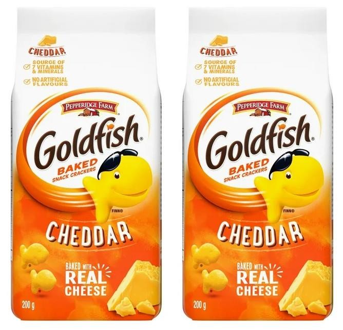 Goldfish Real Cheddar Crackers, 200g (2 Pack)