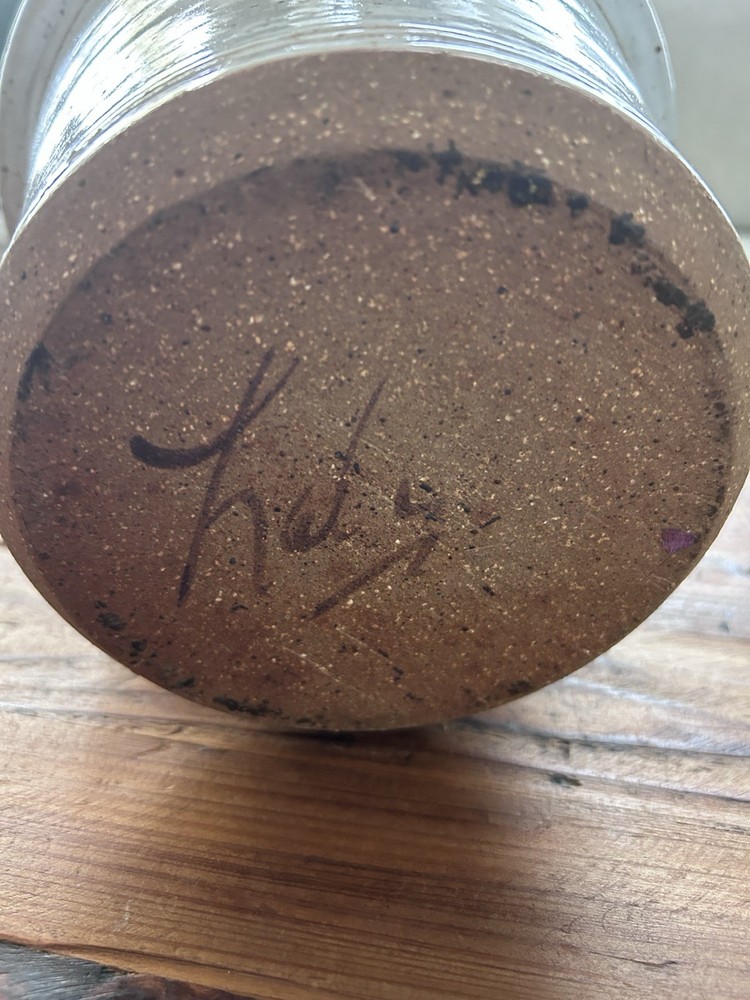 Handmade Pottery Planter Signed