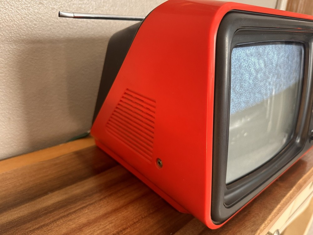 1977 Panasonic 9” TV TR-749 Solid State Television Vintage Retro Working Nice!!