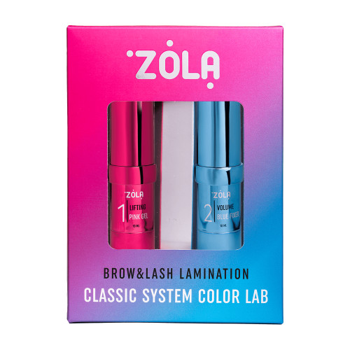 ZOLA BROW&LASH LAMINATION CLASSIC SYSTEM COLOR LAB SET