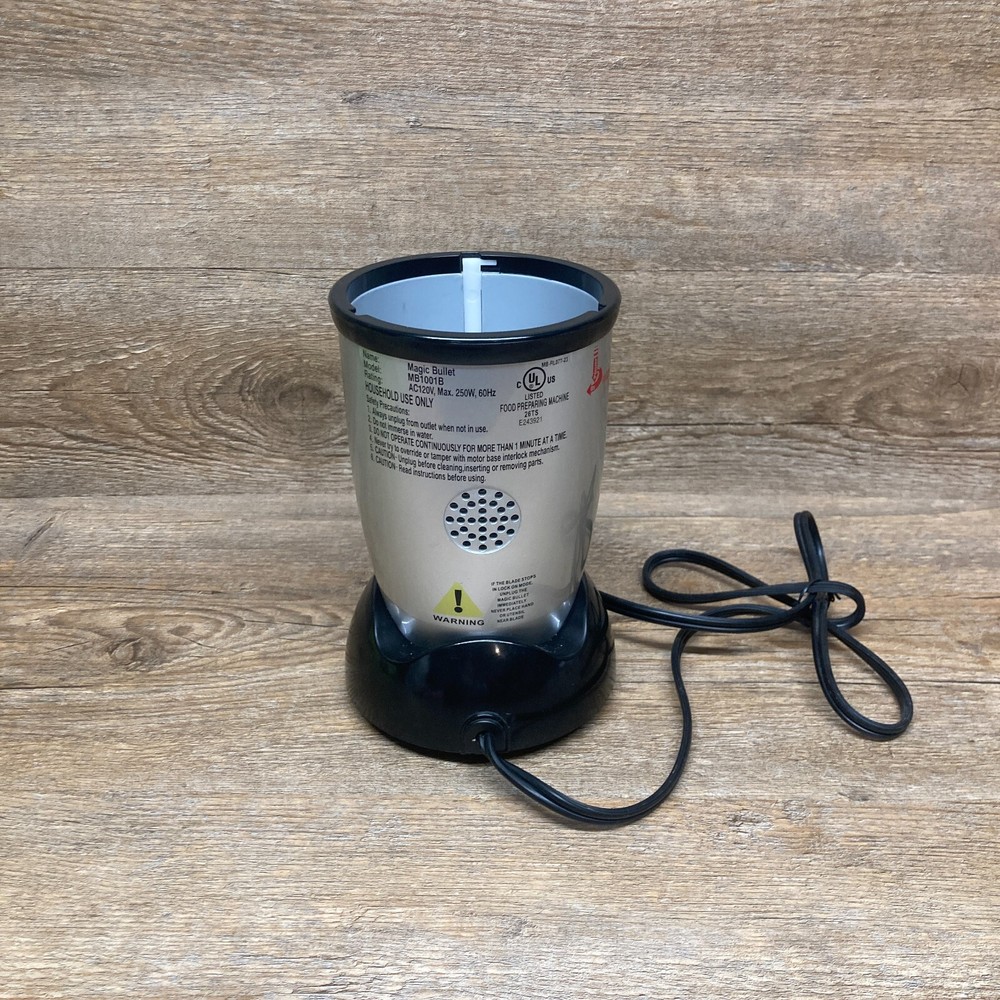 Magic Bullet Blender MB1001 With Accessories Blender Cups Tested/Working