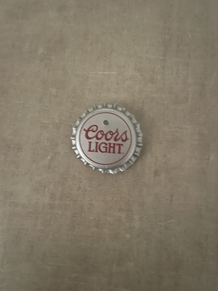 Coors Light Bottle Cap, Vintage, Light Works!