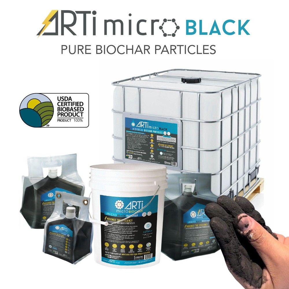 ARTi Micronized Biochar (microBlack)