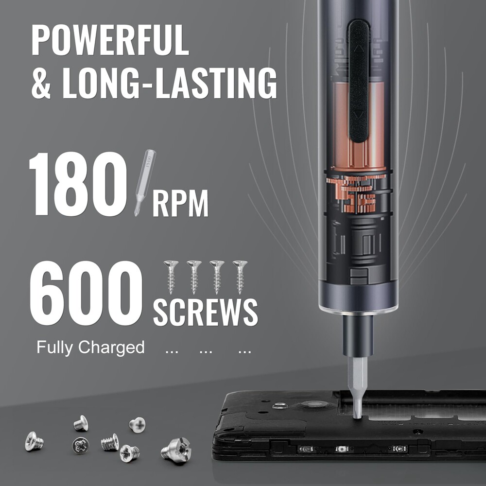 WORKPRO Mini Electric Screwdriver High-Quality Precision Bits for Phone Camera