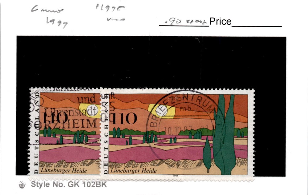 Germany, Postage Stamp, #1975 (2 Ea) Used, 1997 Luneburger (AC)