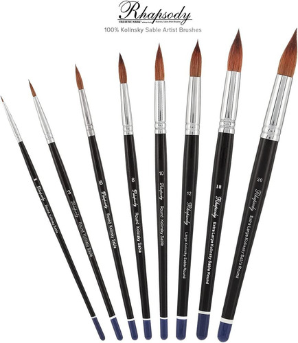 Creative Mark Rhapsody Kolinsky Sable Brushes for Professional...